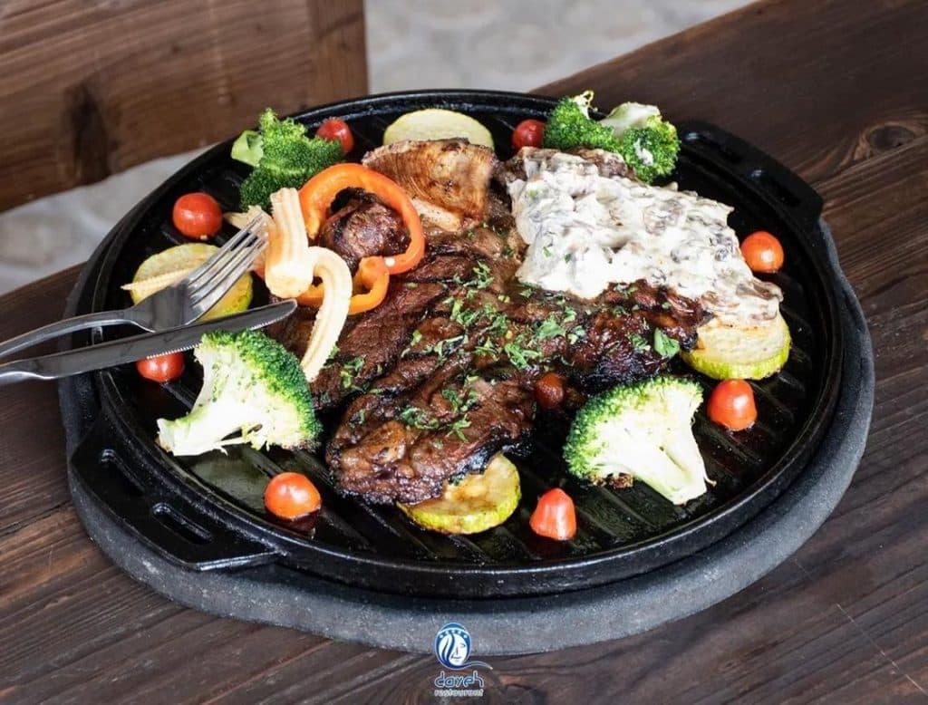 رستوران دایه در طاق بستان کرمانشاه