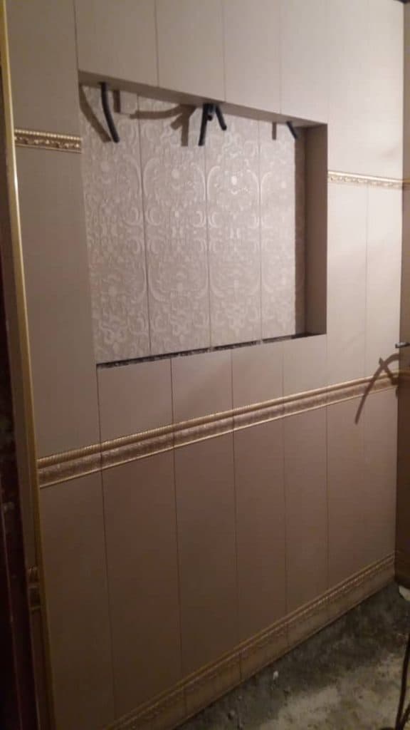 کاشی کاری و اسلب سلمانی زاده در تبریز