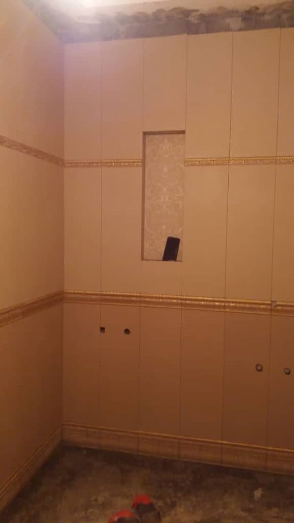 کاشی کاری و اسلب سلمانی زاده در تبریز