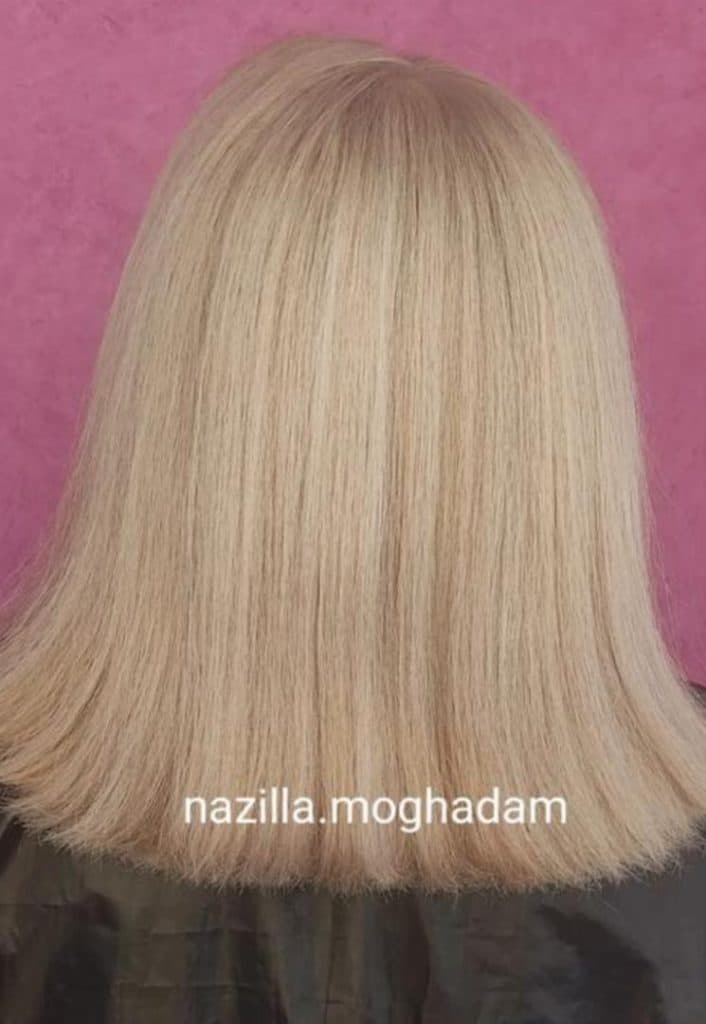مرکز تخصصی رنگ مو نازیلا مقدم در سعدی شمالی زنجان