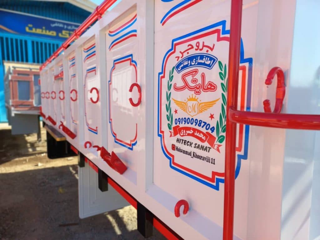 اتاق سازی کامیون هایتک صنعت در بروجرد