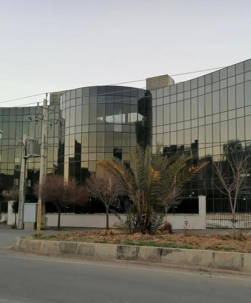 نمای کرتین وال ماهور در شیراز