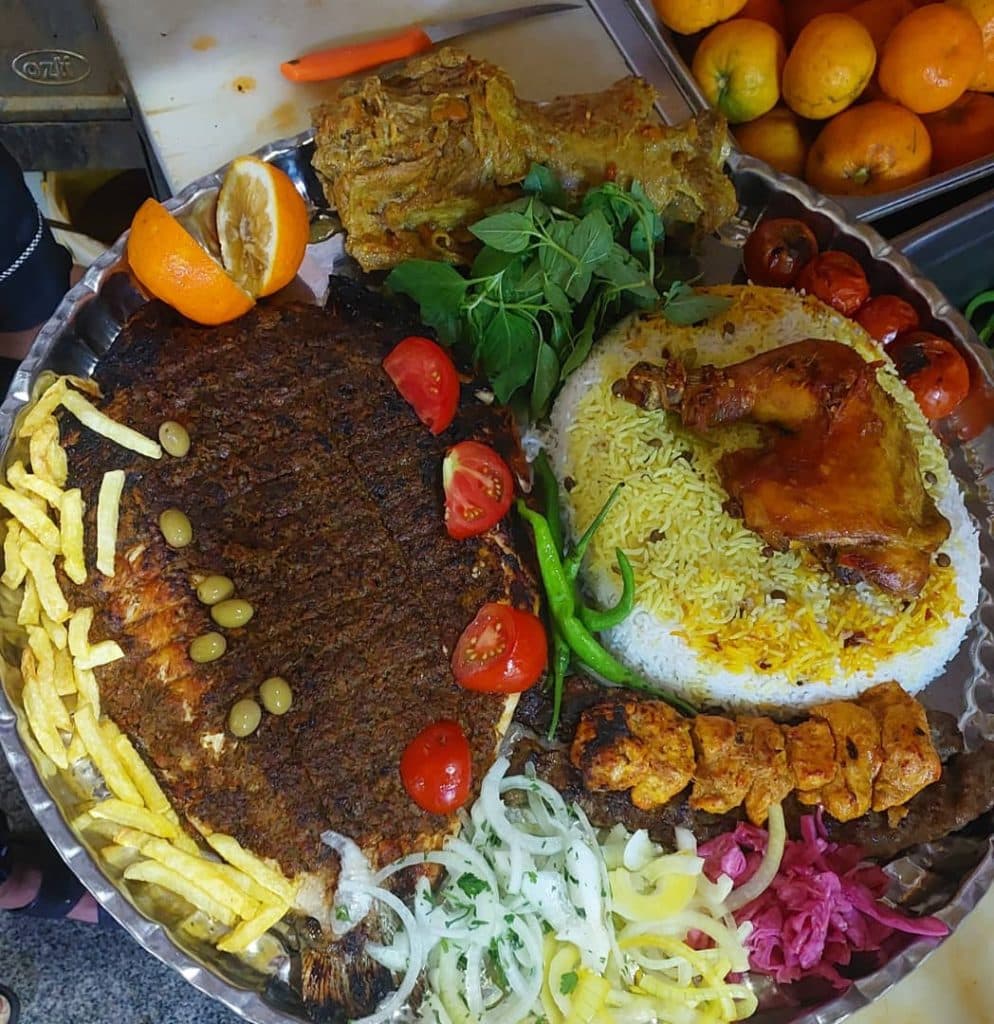 رستوران نود فارسی عربی مطعم التسعین در اهواز