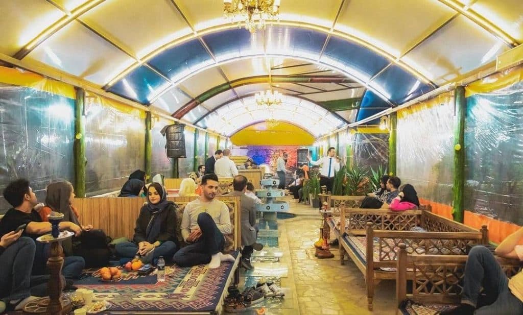 باغ رستوران شهریار در کاشان