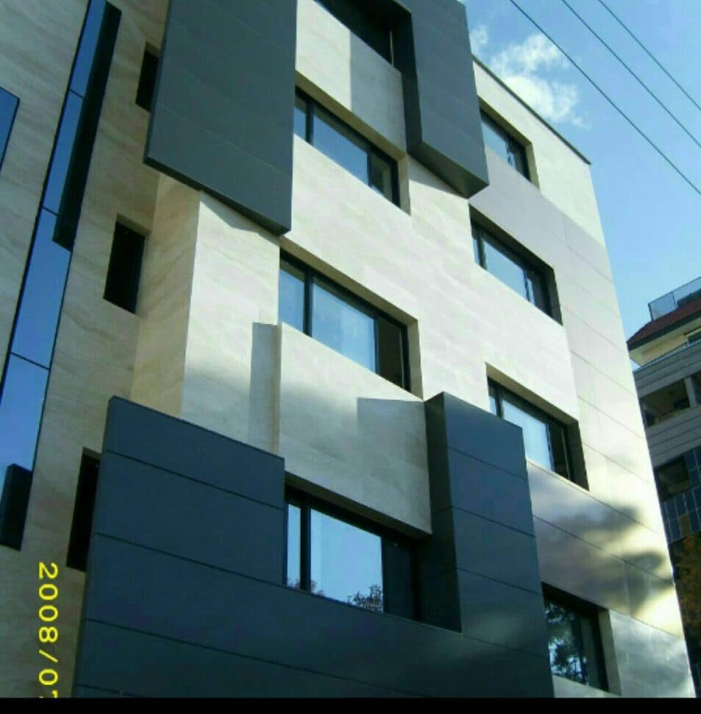 نمای کرتین وال ماهور در شیراز