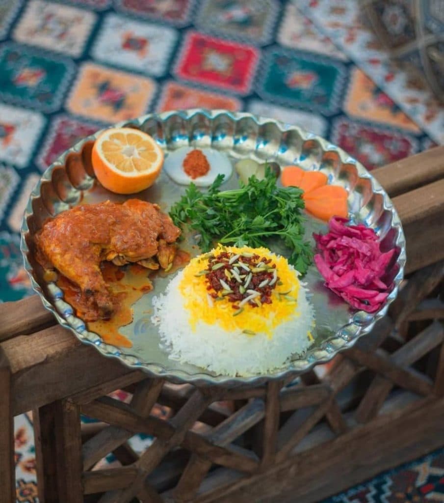 باغ رستوران شهریار در کاشان
