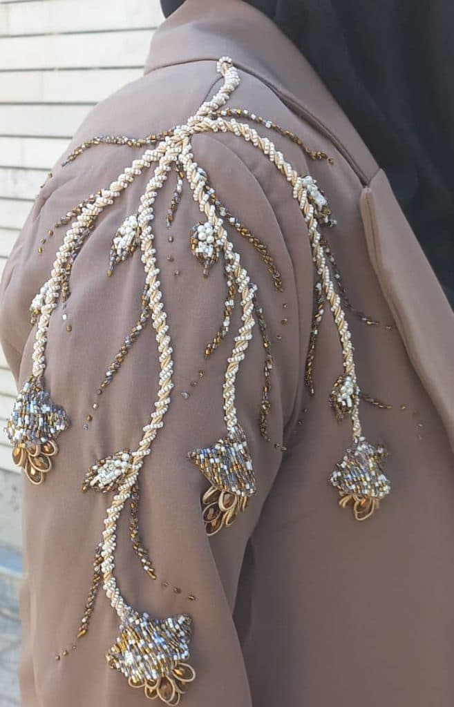 جواهردوزی لباس سوزن در قم