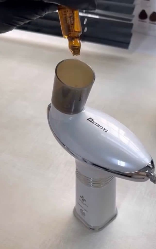 اسکالپ کف سر مهسا جعفری در رشت