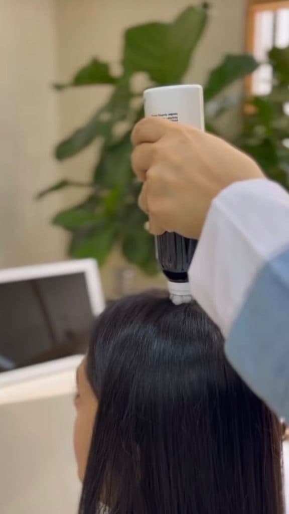 اسکالپ کف سر مهسا جعفری در رشت