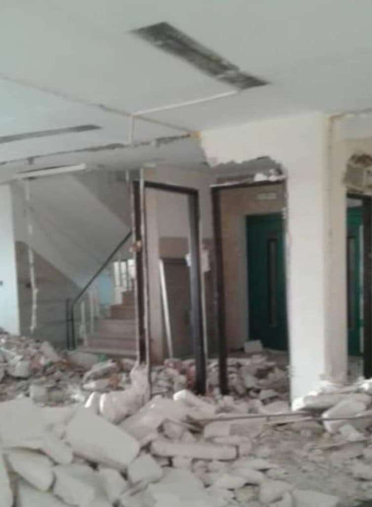 تخریب ساختمان امید تقوی در نهاوند