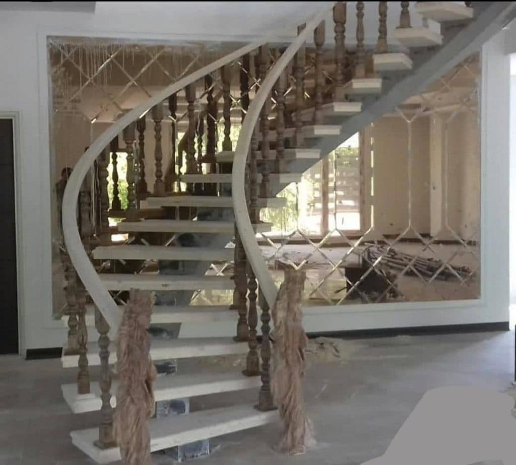 ساخت صنایع چوبی پله دوبلکسی کایاپل در رشت