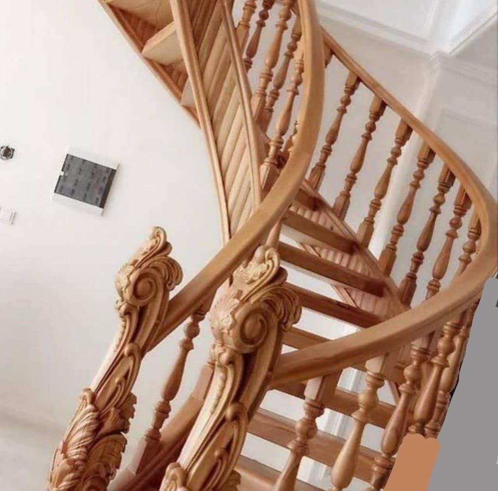 ساخت صنایع چوبی پله دوبلکسی کایاپل در رشت