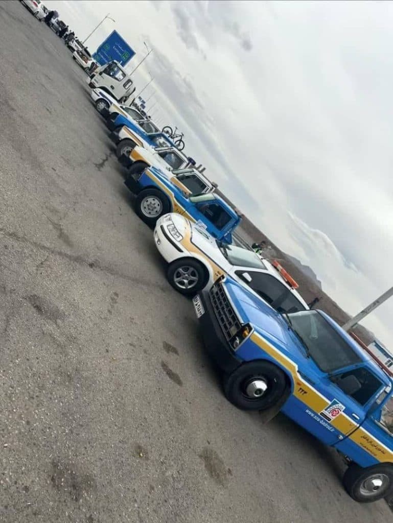 یدک کش شبانه روزی پورعسگری بادرود نطنز