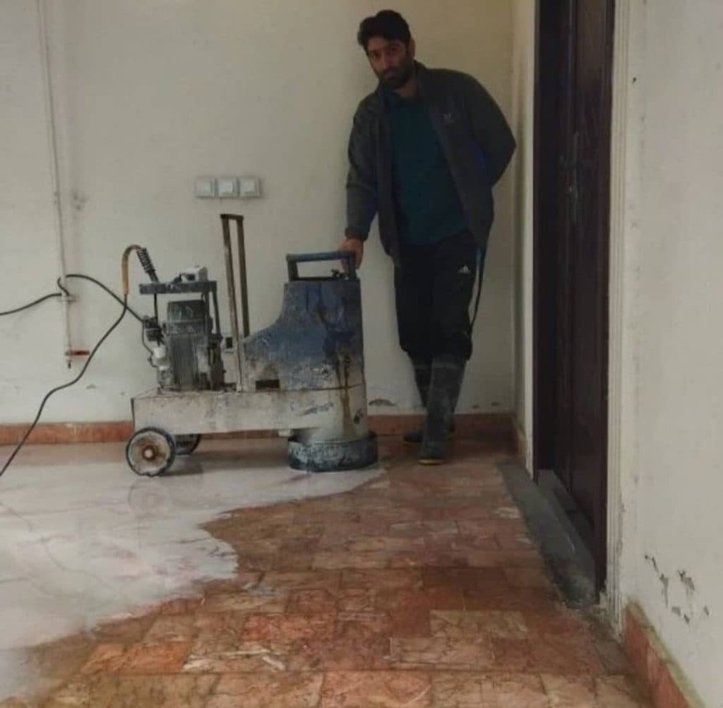 کفسابی و سنگسابی جلا در قائمشهر