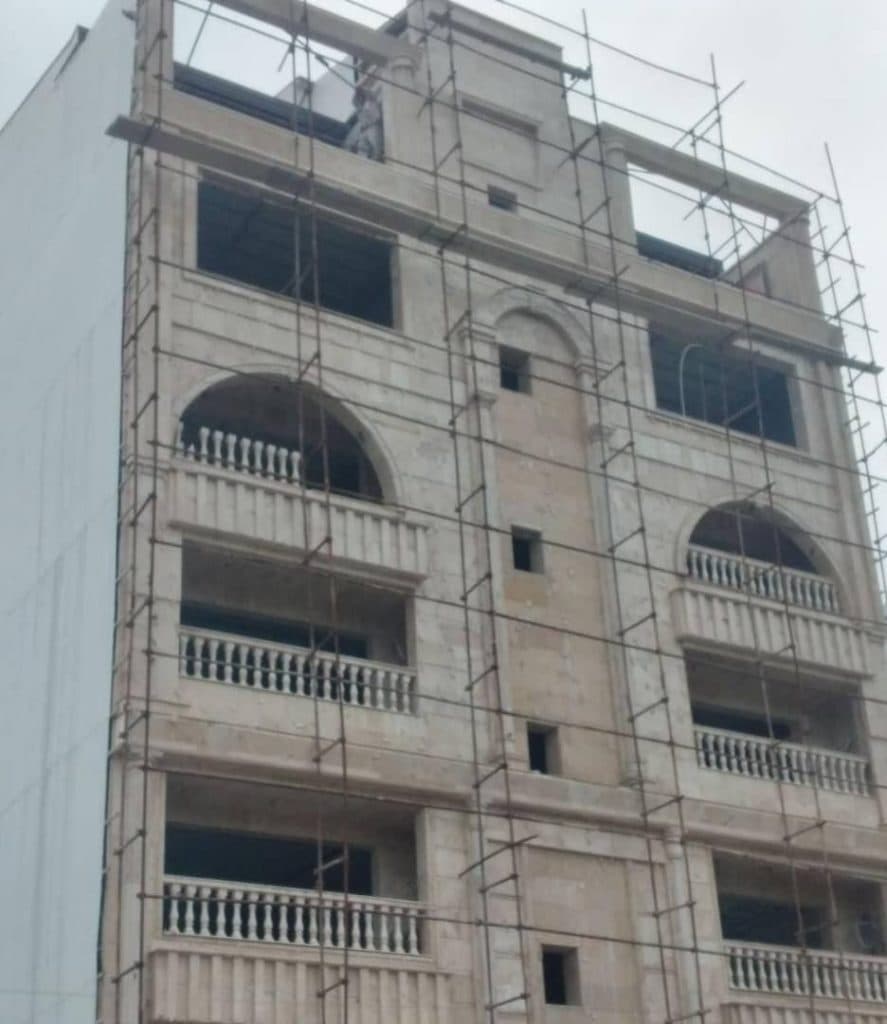 جوشکاری ساختمان مهدی در بندرانزلی