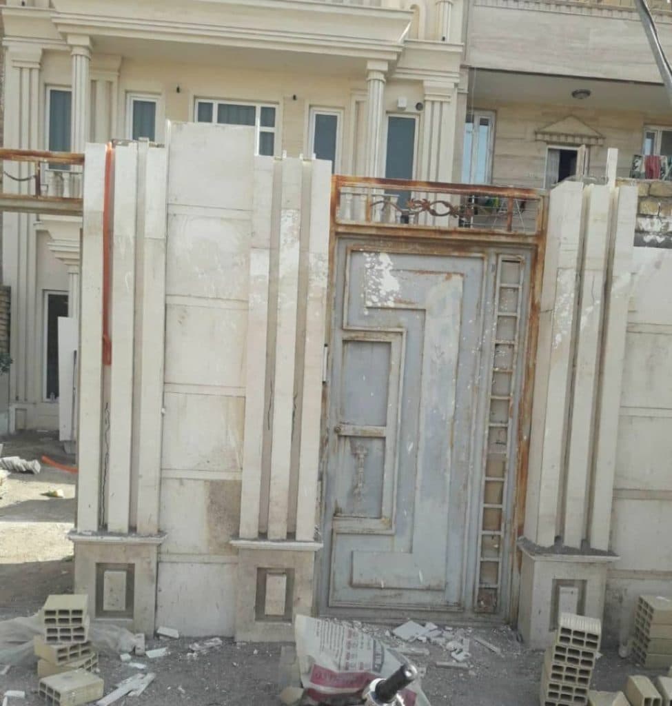 کاشی کاری خدابنده لو در تاکستان