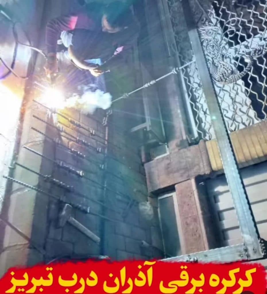کرکره برقی آذران درب کرمی در تبریز