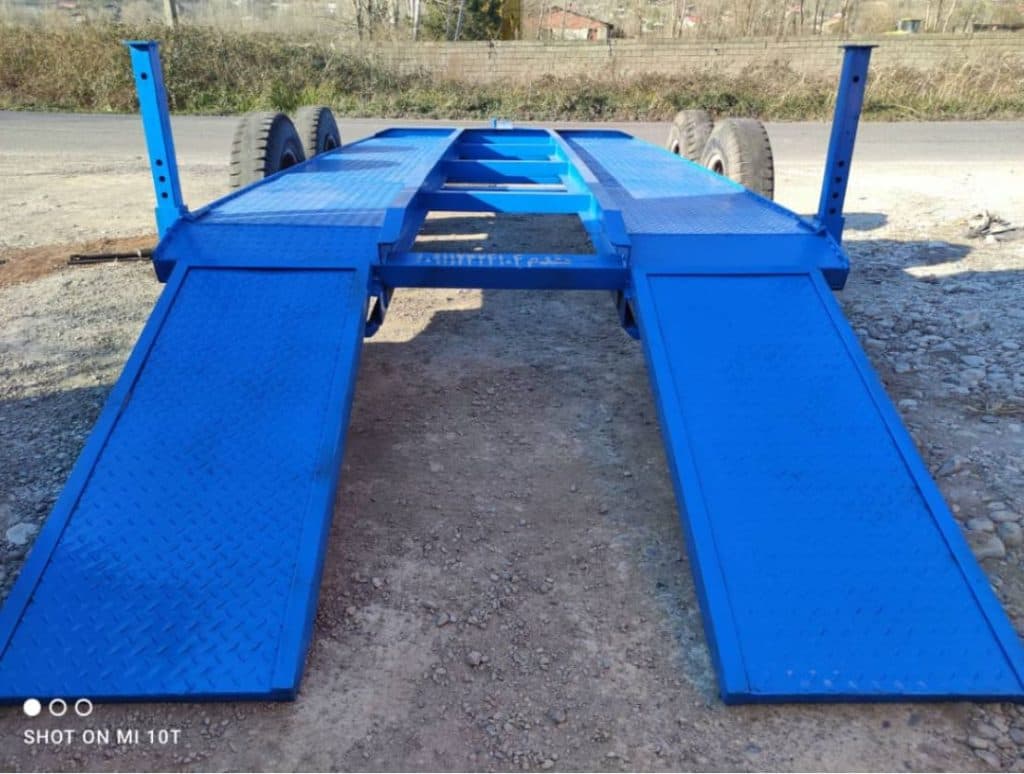 طراحی و تولید یدک کش مینی بیل لیفتراک بابکت مقدم در تهران