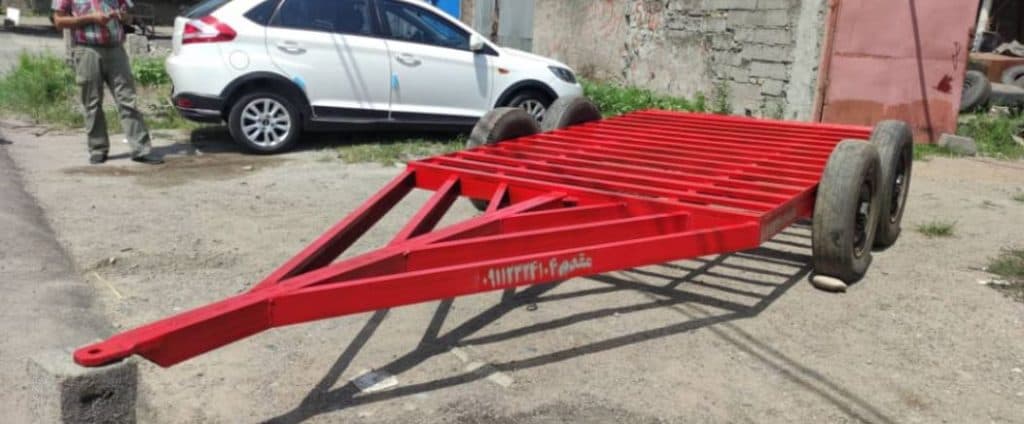 طراحی و تولید یدک کش مینی بیل لیفتراک بابکت مقدم در تهران