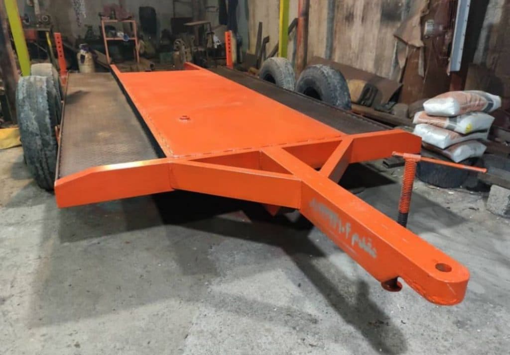 طراحی و تولید یدک کش مینی بیل لیفتراک بابکت مقدم در تهران