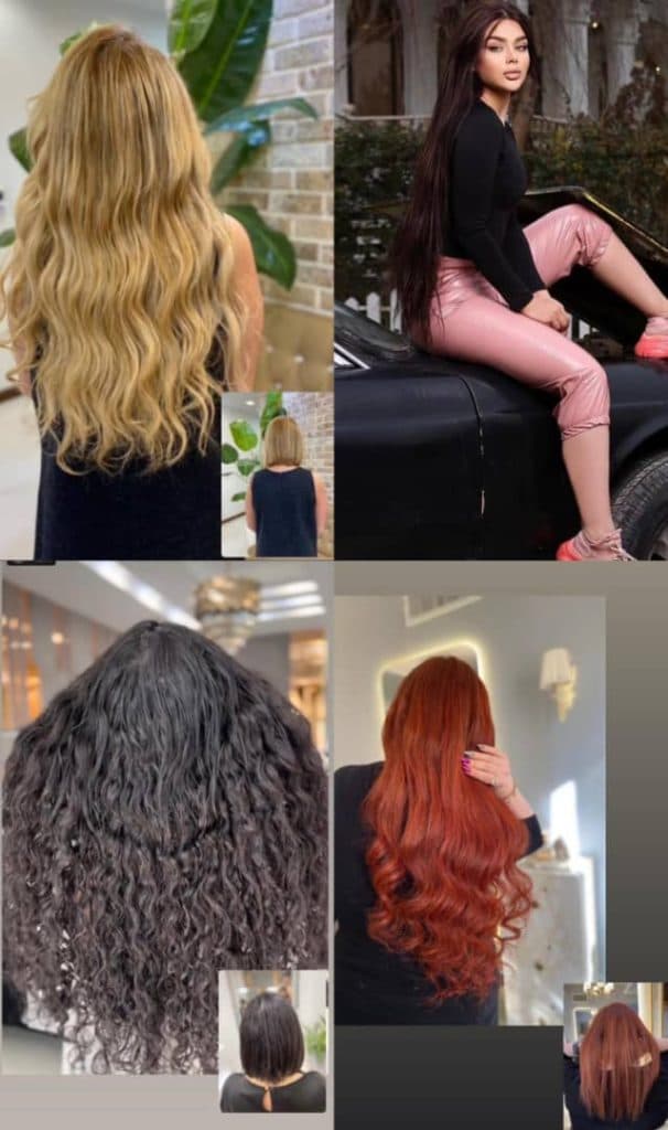 اکستنشن مو تینا ماساکارالا در کرج