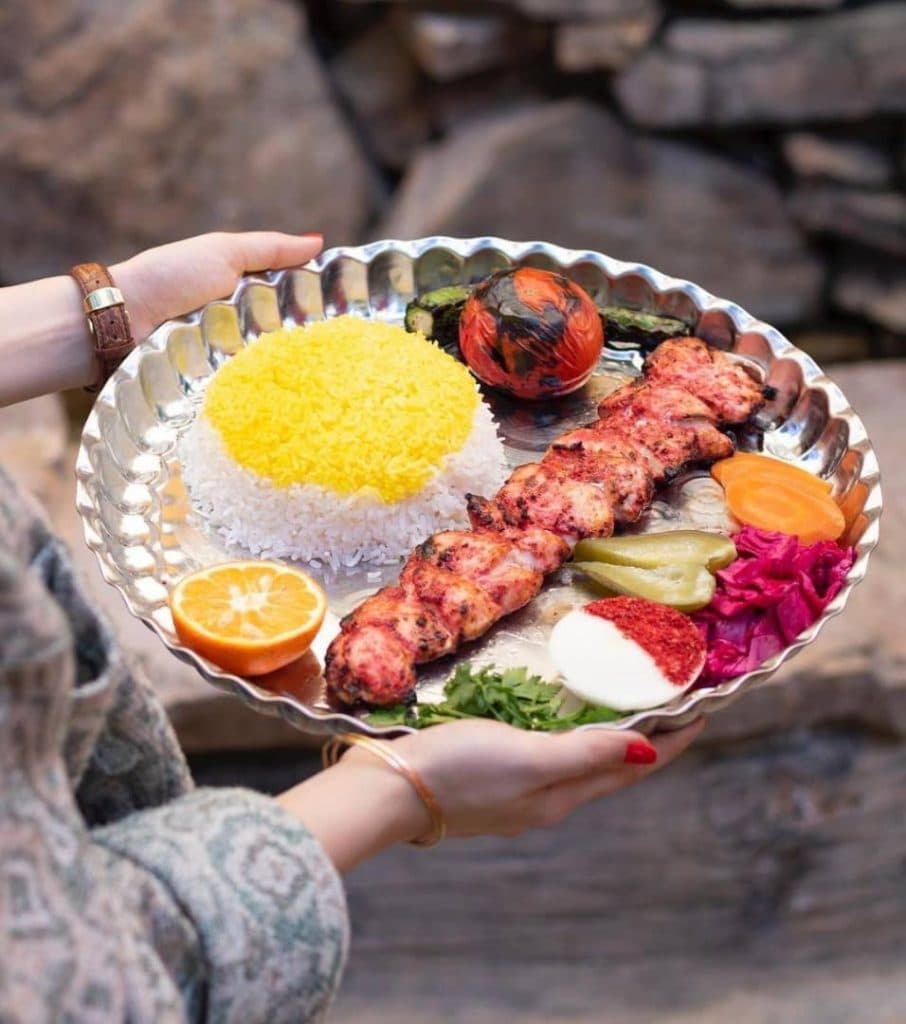 باغ رستوران شهریار در کاشان