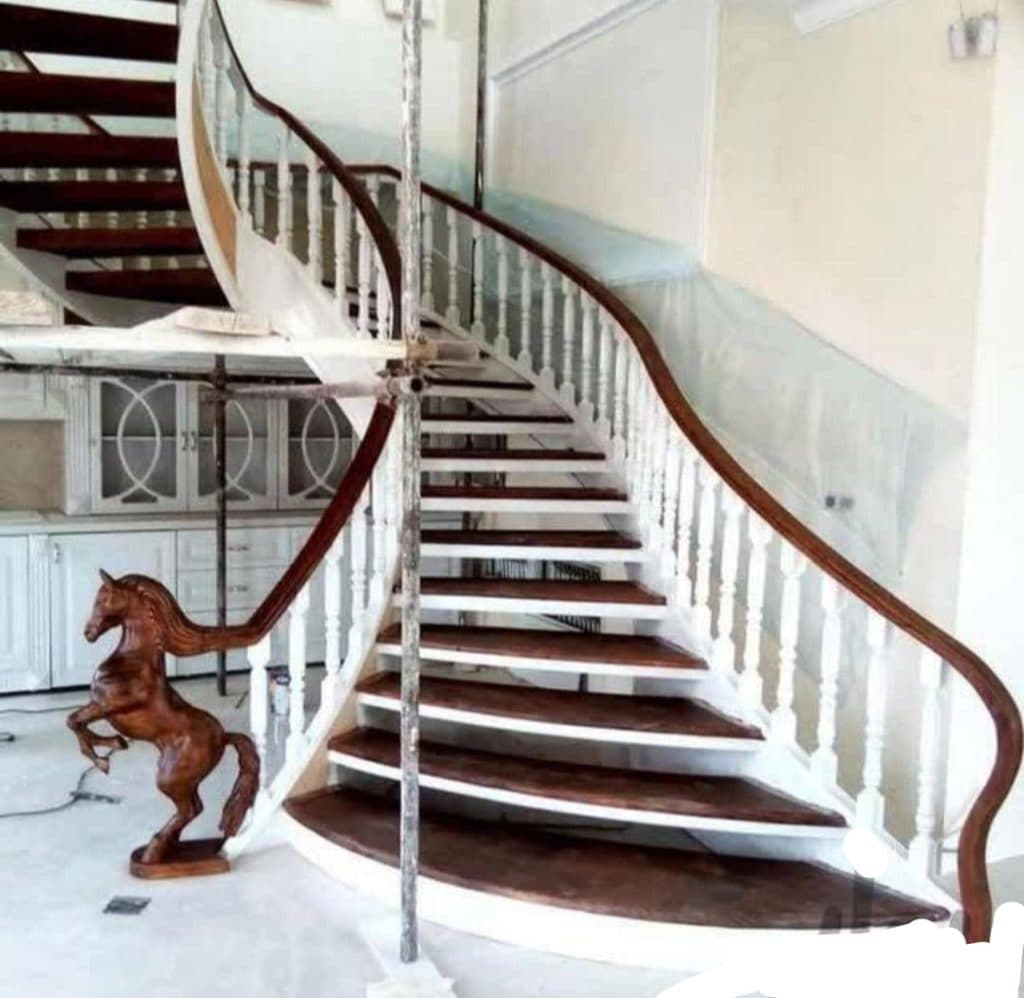 ساخت صنایع چوبی پله دوبلکسی کایاپل در رشت