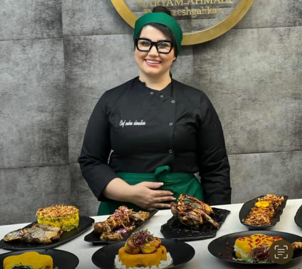 مدرس آشپزی مرجان احمدیان در تهران
