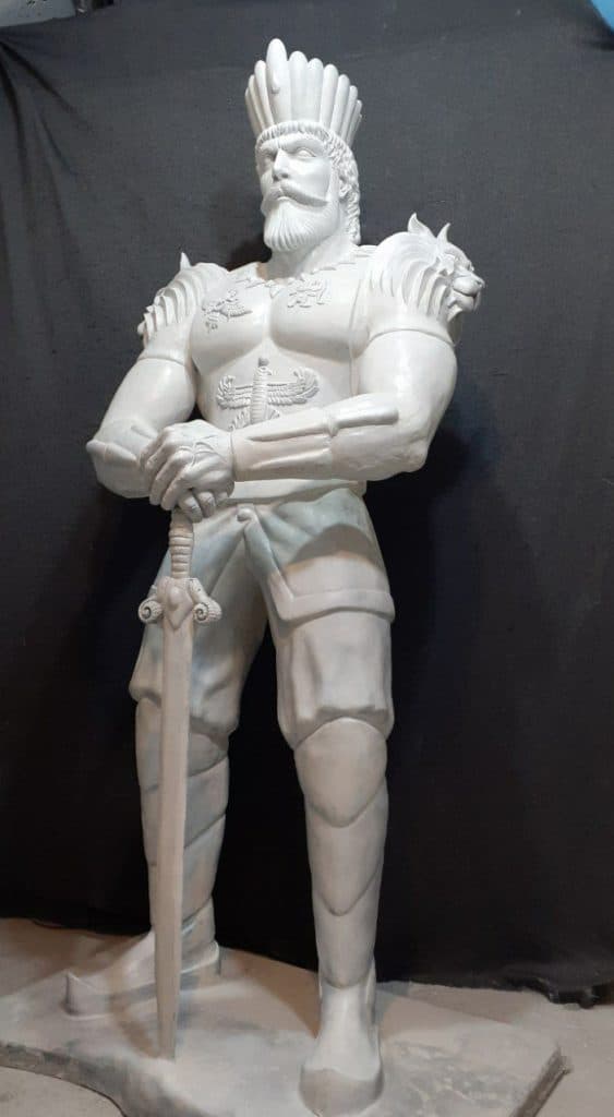 آموزش مجسمه سازی ملک آرا در عظیمیه کرج