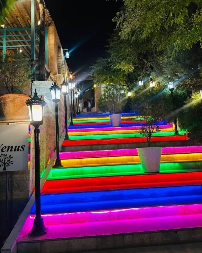 باغ رستوران سلین در شهرک انجیره شیراز