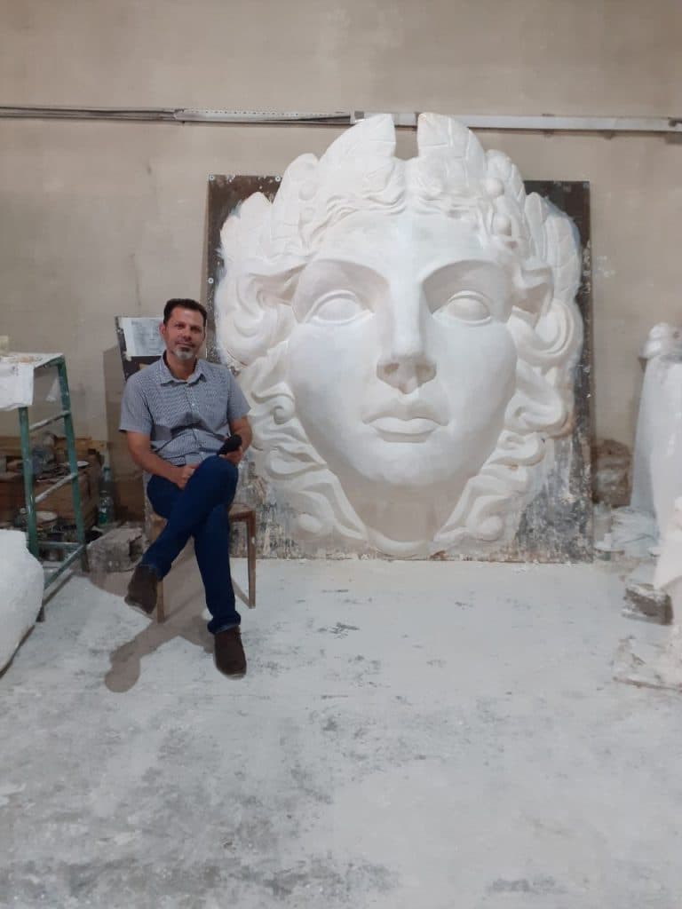 آموزش مجسمه سازی ملک آرا در عظیمیه کرج