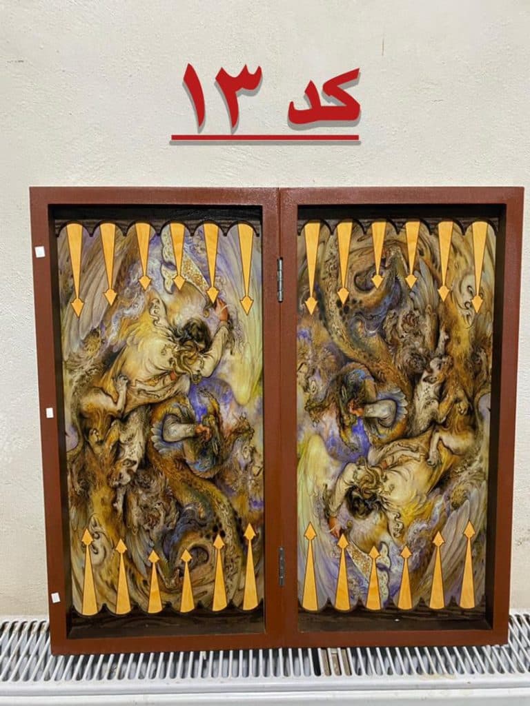 کارگاه تولیدی تخته نرد پاسارگاد در کرمانشاه