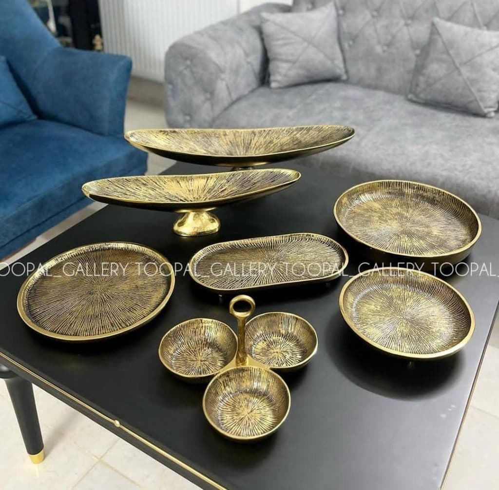 گالری ظروف پذیرایی توپال در مشهد