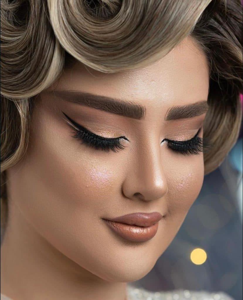 آموزش و خدمات تخصصی vip میکاپ عروس حنانه حسن پور در تبریز
