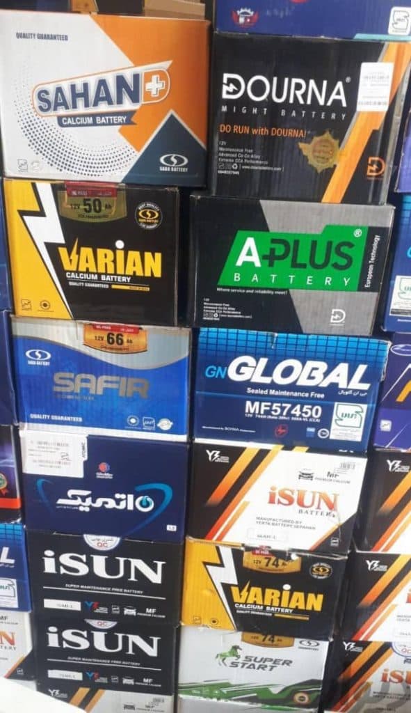 باطری ماشین سنگین رضا در سربندر