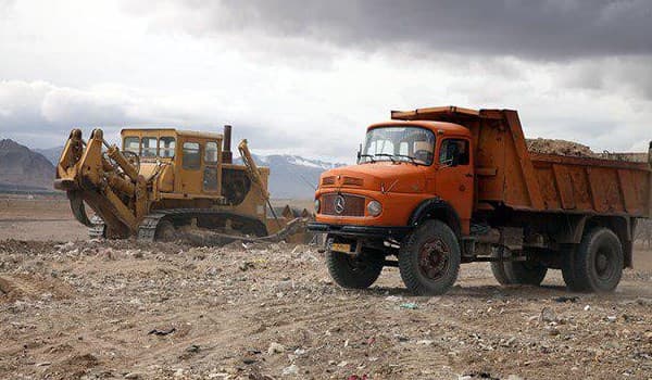 حمل و نقل شن و ماسه بهمنی در بندرعباس