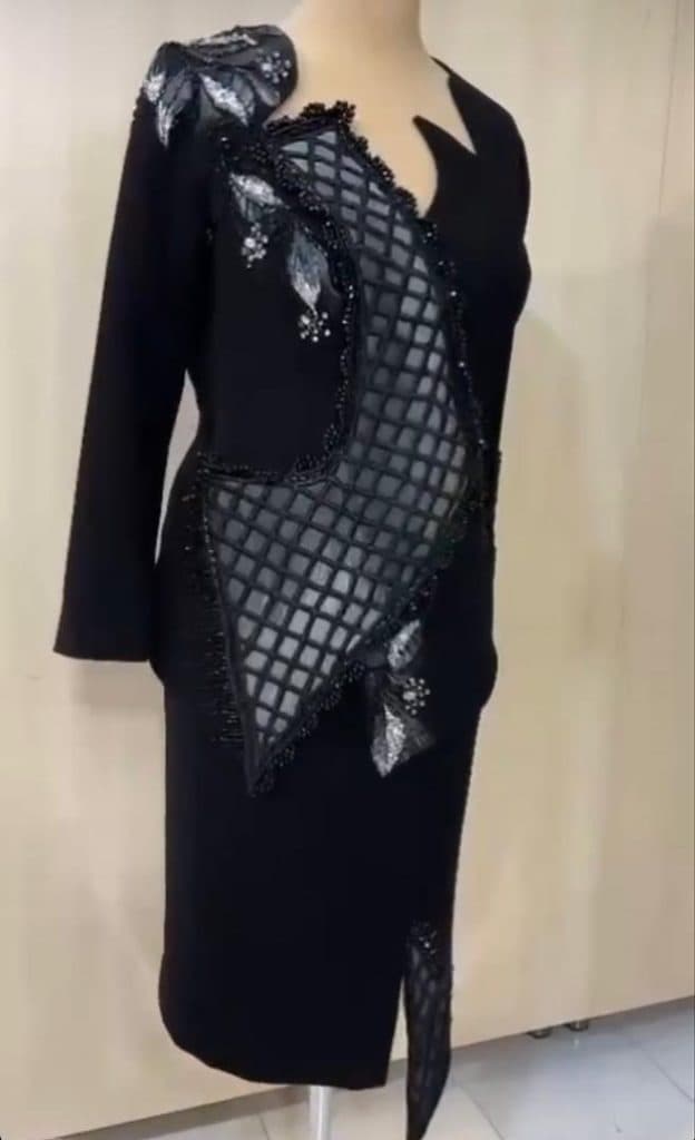 طراحی تزئینات لباس هدی صدرالدینی در تبریز