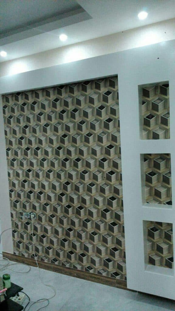 نقاشی ساختمان و طرح کاغذ دیواری باقرزاده در مشهد