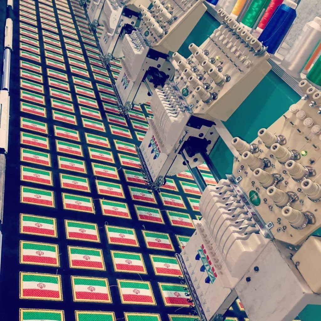 خدمات گلدوزی و تیکه دوزی لیزری سیمرغ در رباط کریم تهران