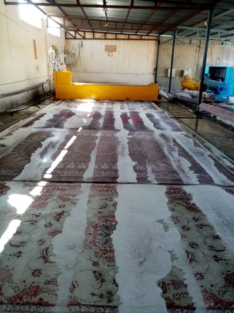 قالیشویی اتوماتیک آبشار در بروجرد