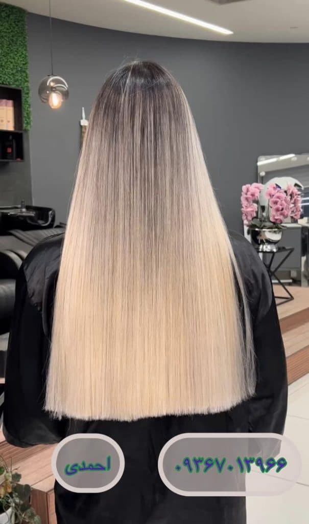 خدمات تخصصی رنگ و لایت مو مهشید احمدی در هروی تهران