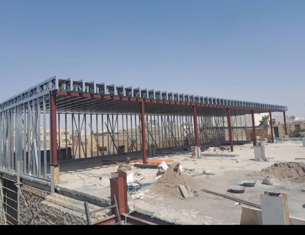 طراحی و ساخت سازه های ال اس اف جاوید کاشانه ایمن کویر در شاهرود