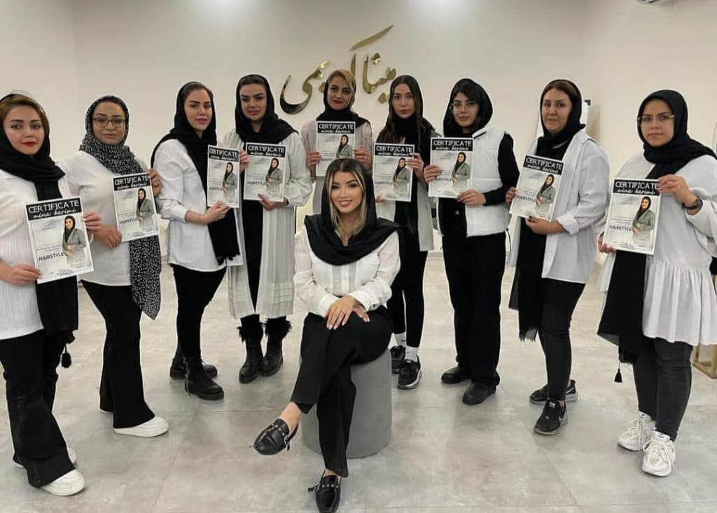 سالن زیبایی مینا کریمی در تهران