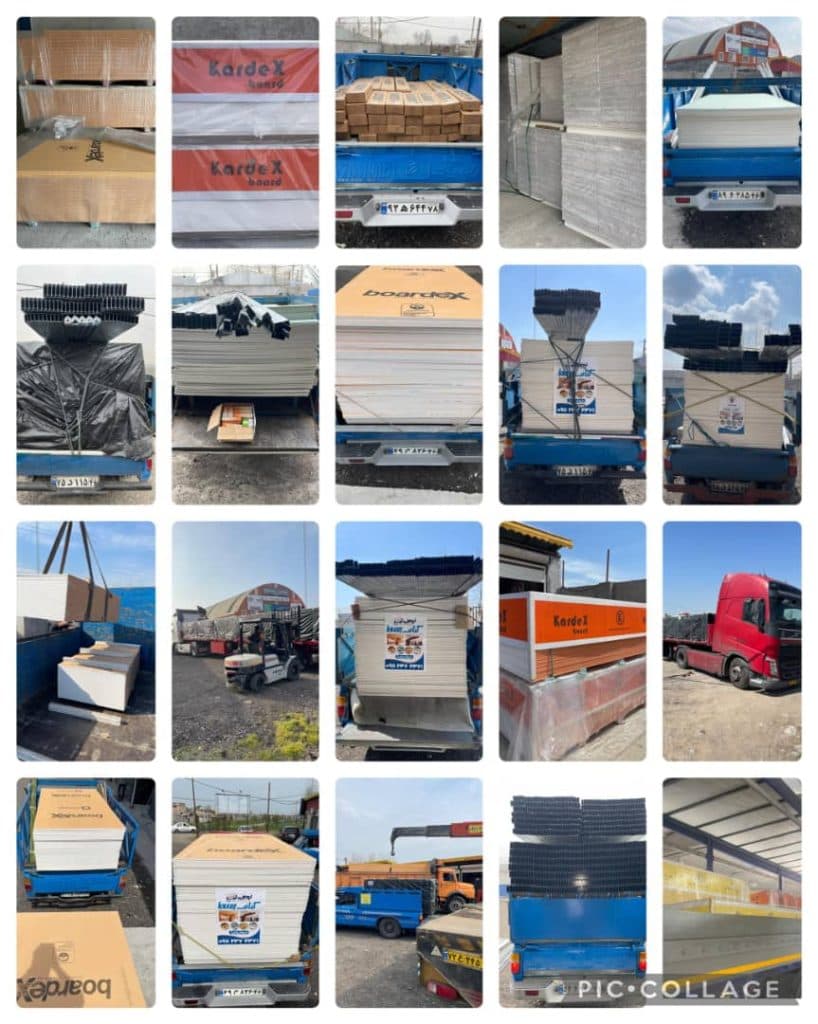 پخش و فروش تایلهای گچی و پی وی سی نوین ساخت در رشت