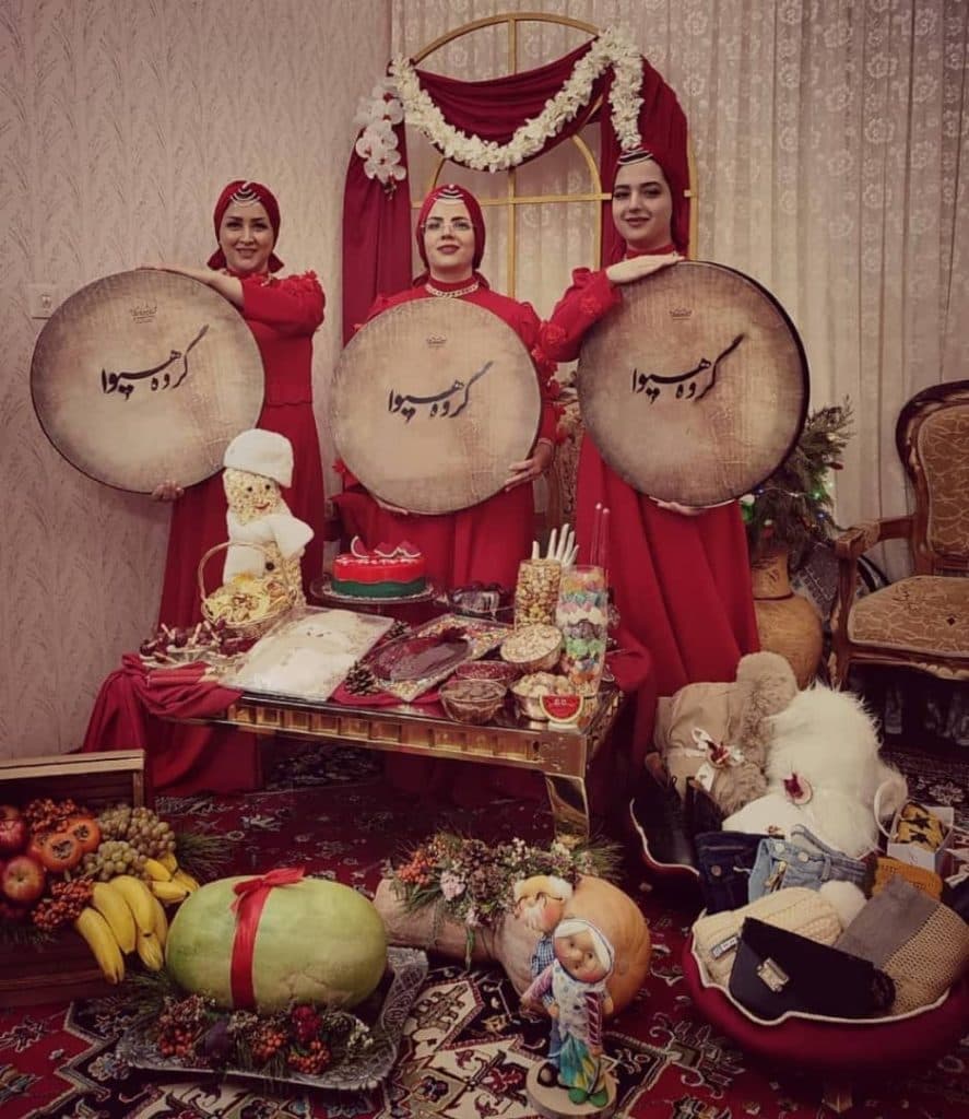 گروه دف نوازان هیوا در زنجان