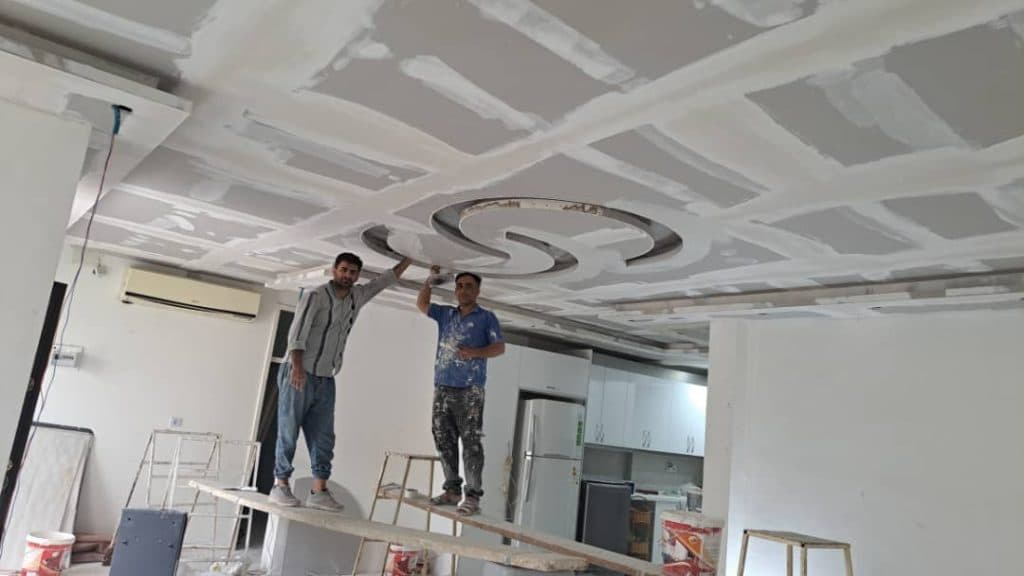 اجرا و نصب کناف شنبه زاده در شوشتر