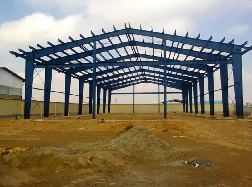 تولید و نصب سوله و اسکلت فلزی ساختمان آسمان سوله در بابل