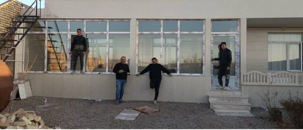 تولید درب پنجره شرکت امین در ارداق