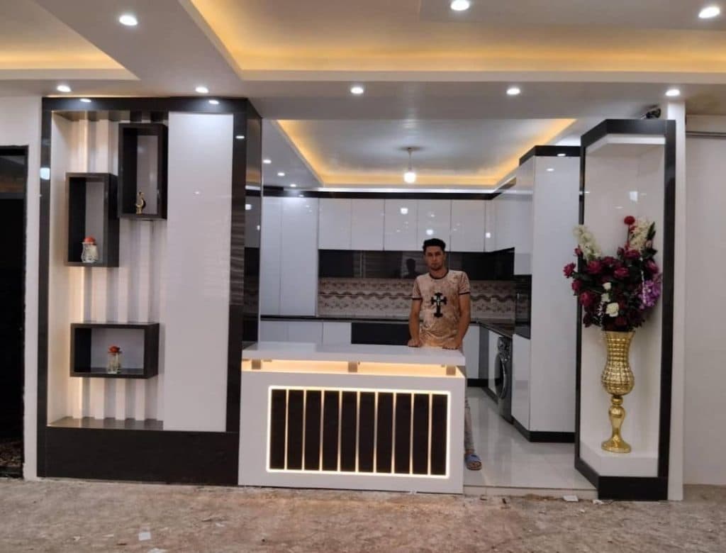 ساخت اقساطی کابینت ممبران و نئوکلاسیک جهان کابین در استاد شهریار خوی