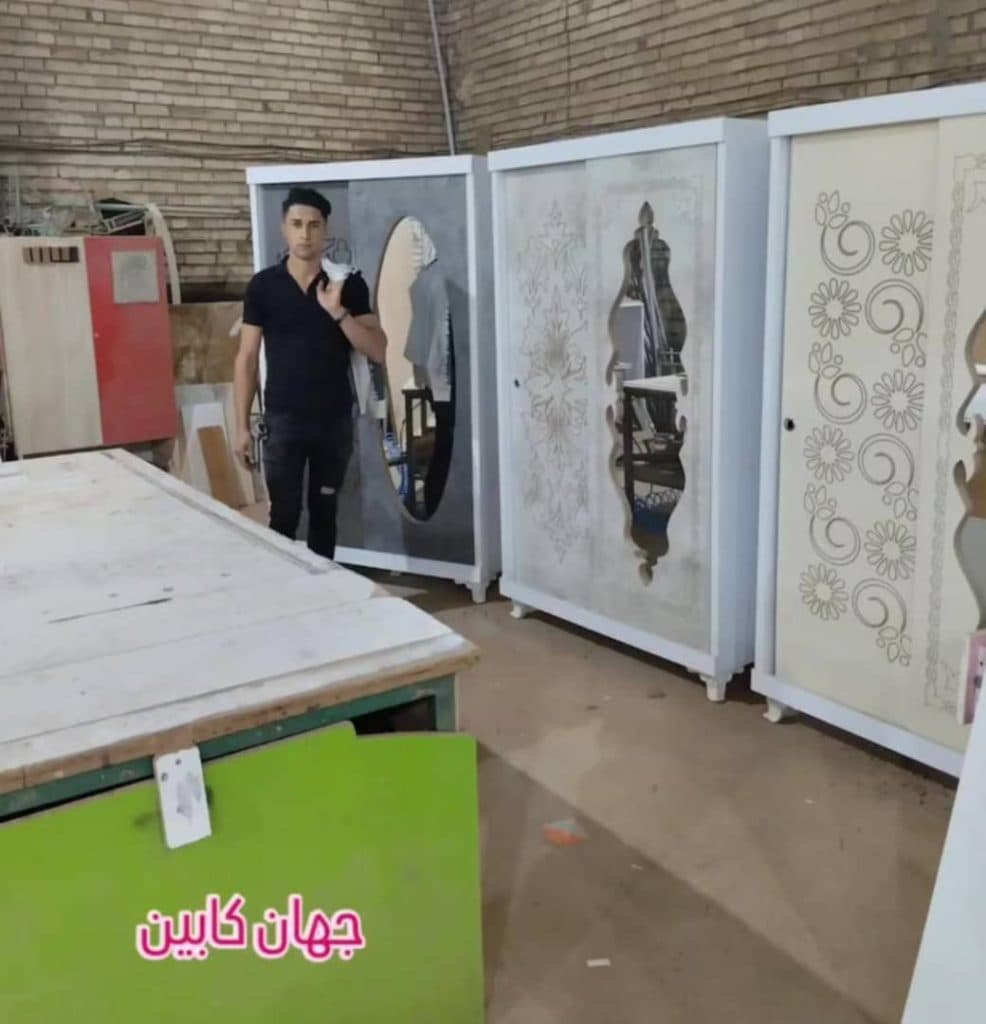 ساخت اقساطی کابینت ممبران و نئوکلاسیک جهان کابین در استاد شهریار خوی